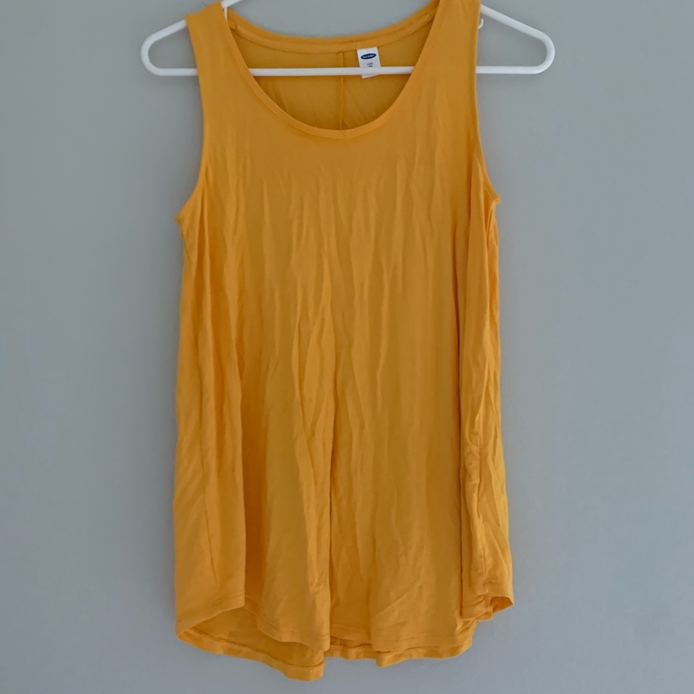 Yellow athletic top